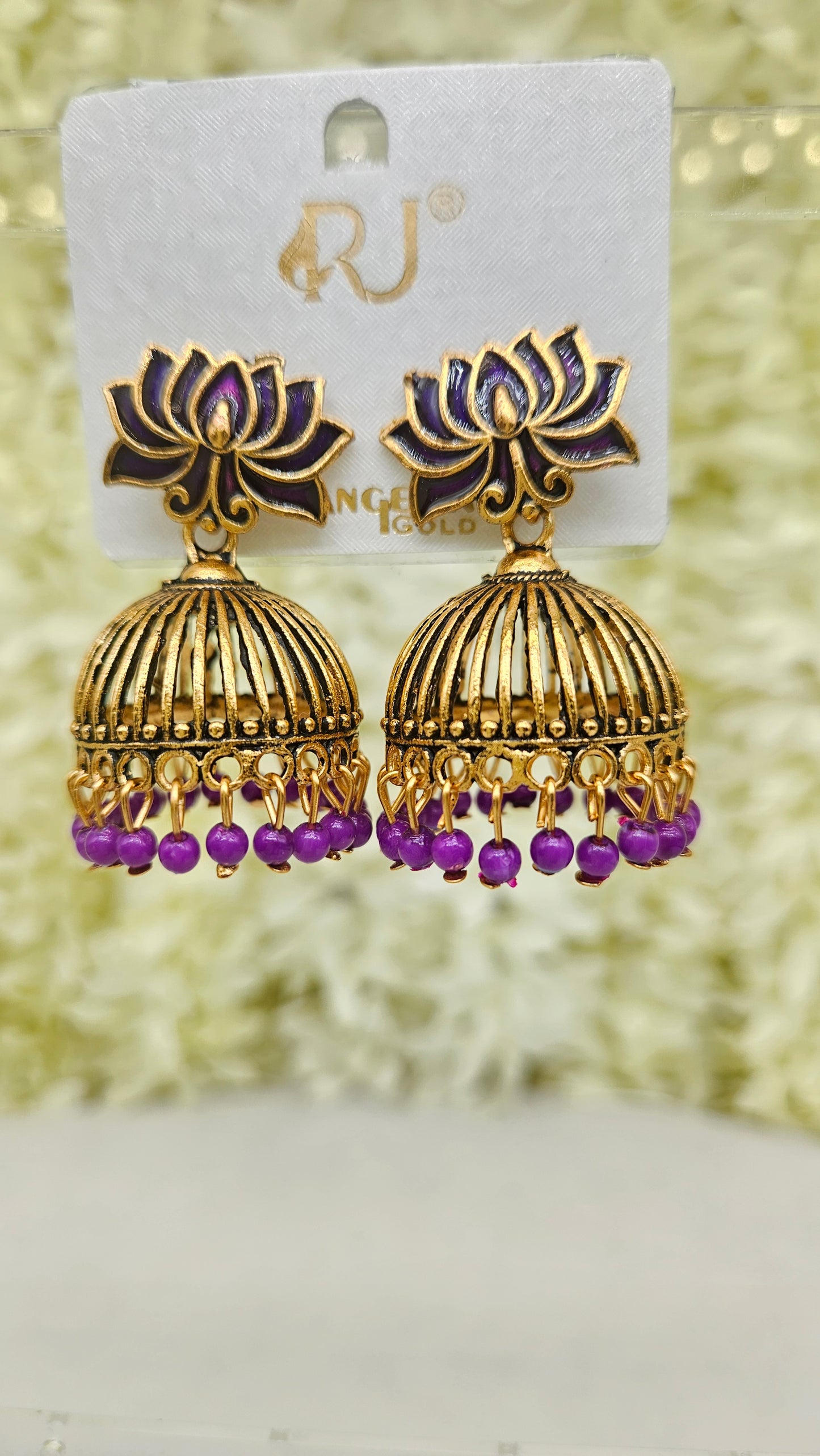 Lotus Design Jhumka