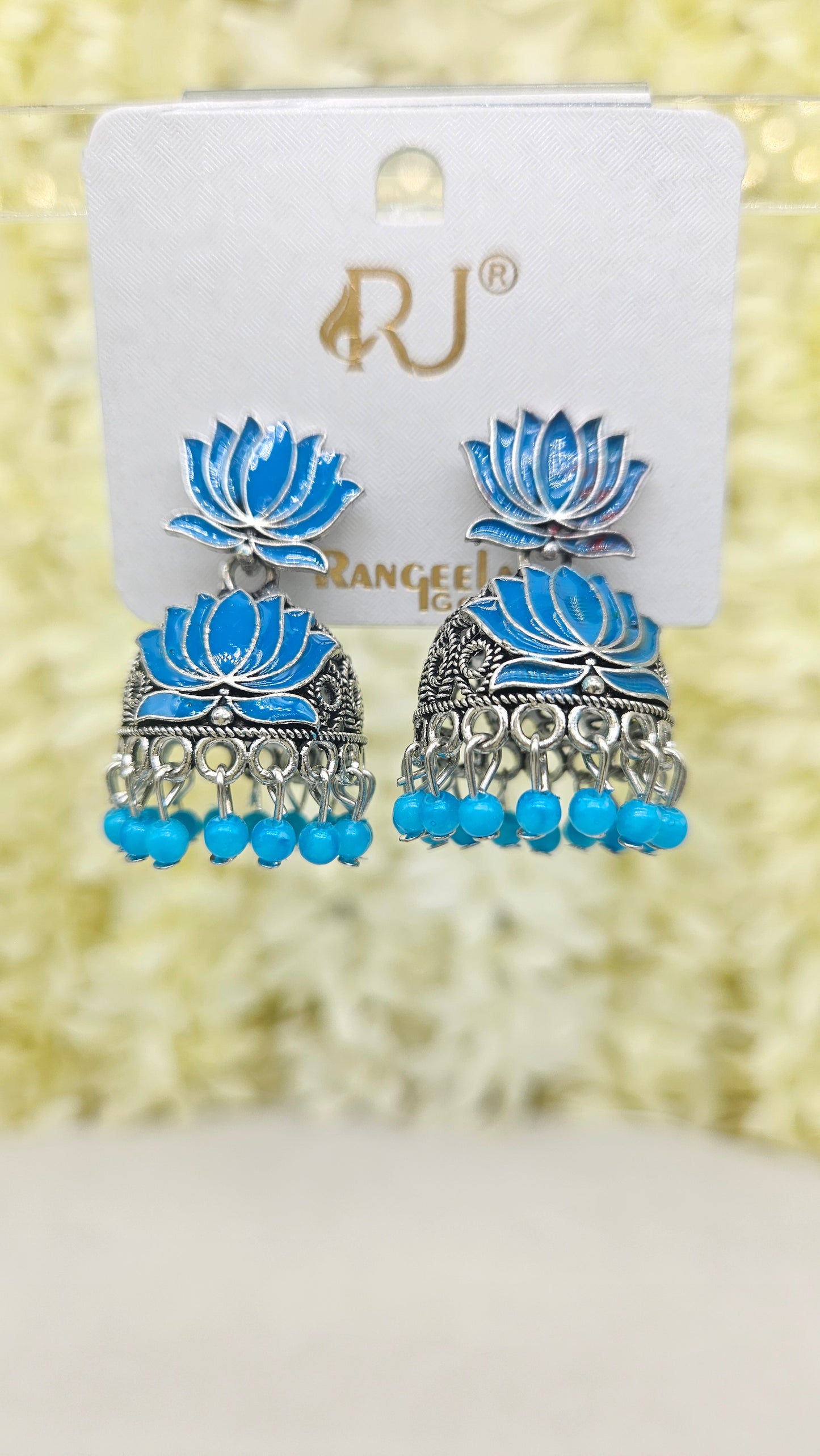 Lotus Design Jhumka