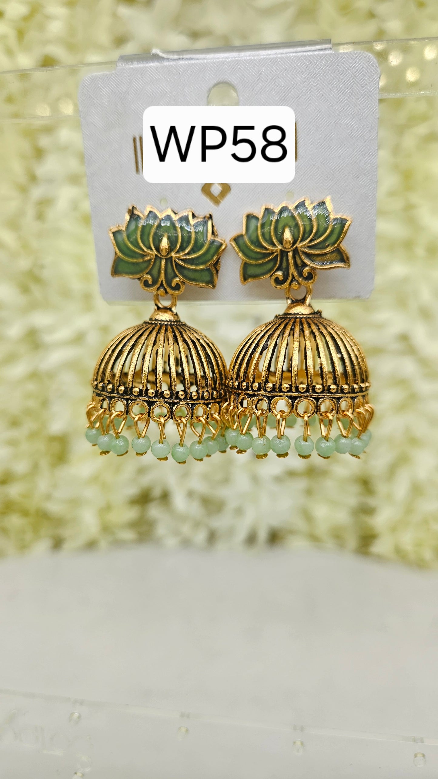 Lotus Design Jhumka
