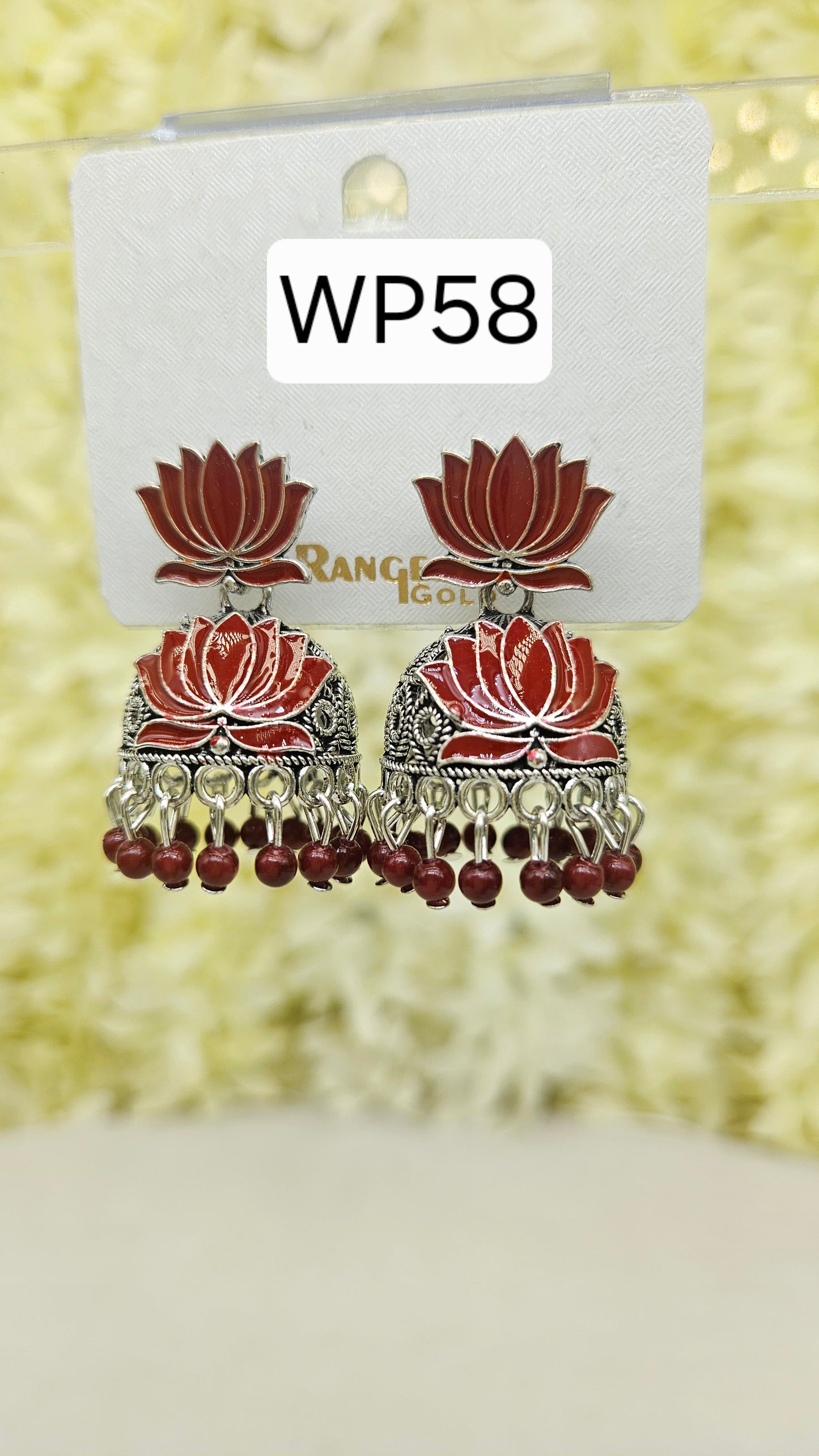 Lotus Design Jhumka