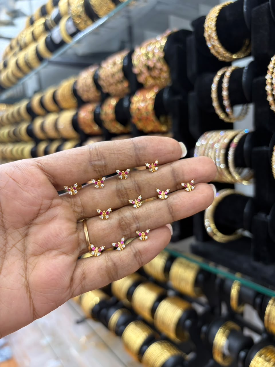 Second Stud Earrings / Mookothi /Nosepin