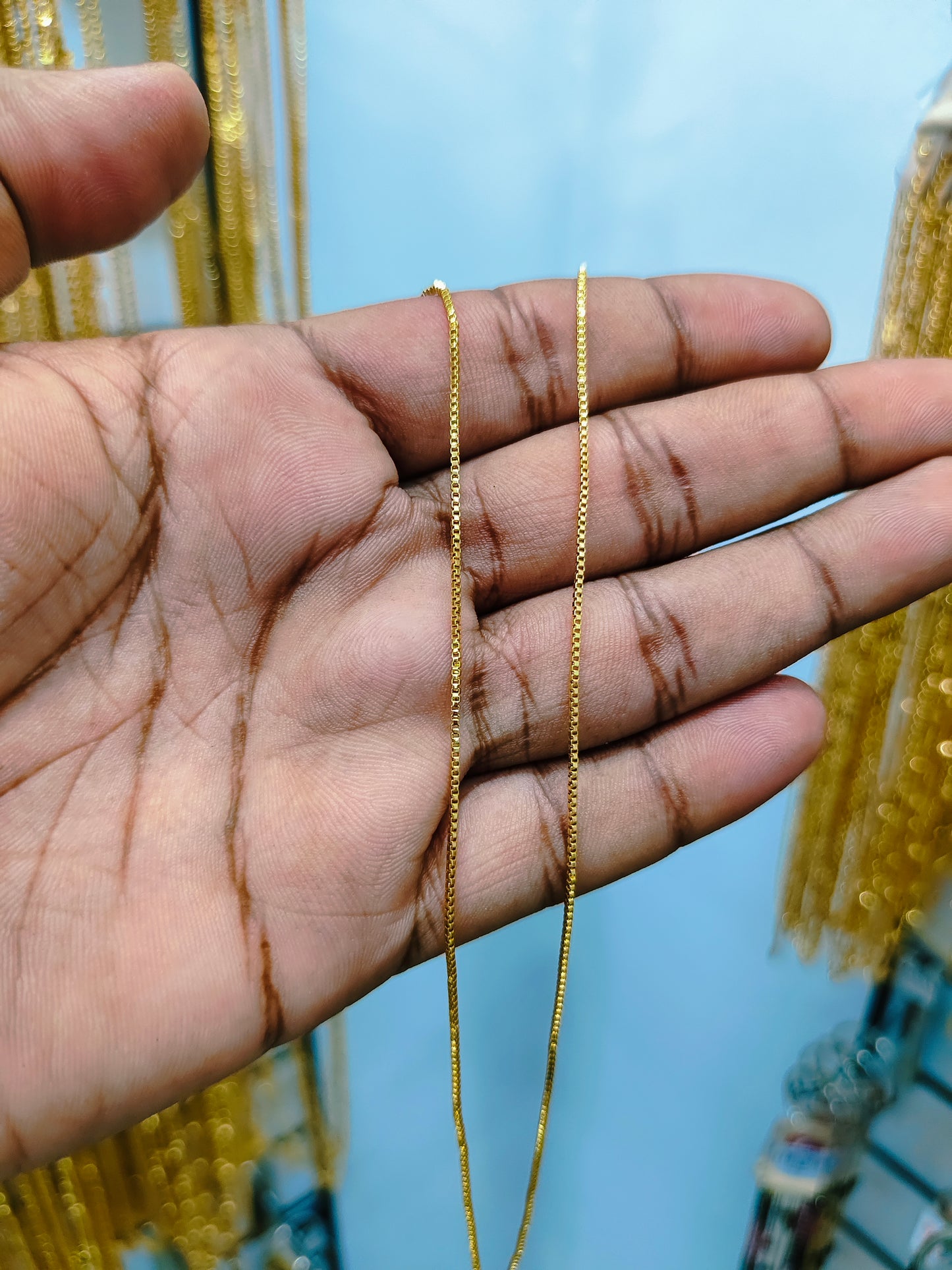 Gold Plated 18 INCH Chain 6C190A