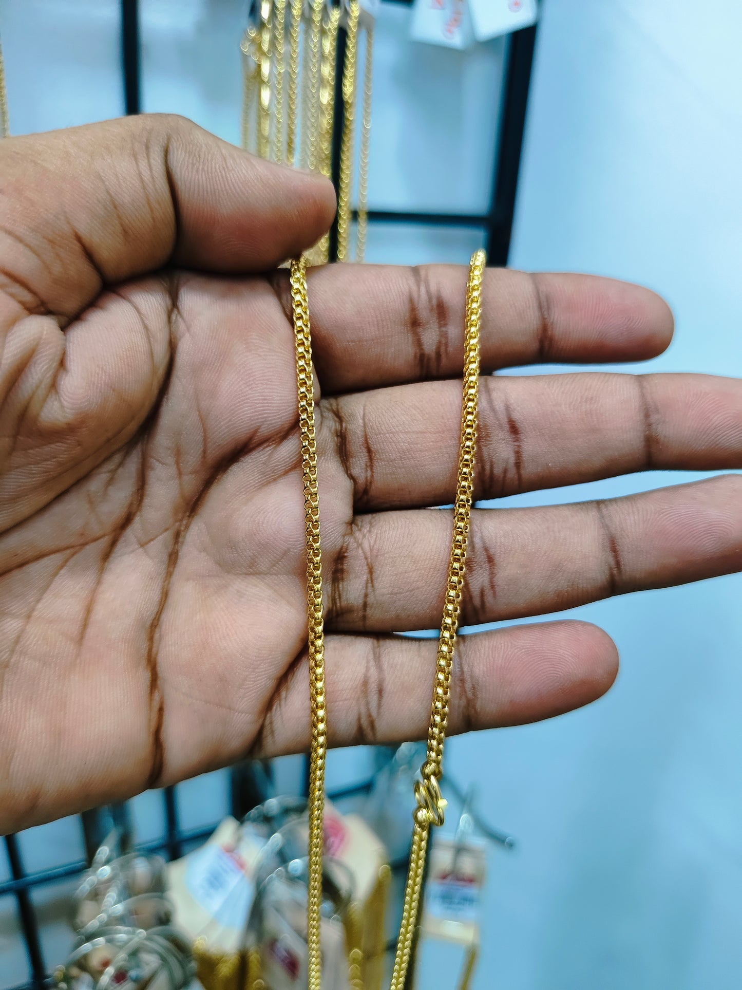Gold Plated 18 INCH Chain 6C320B