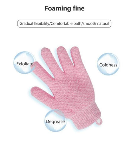 Five Figure Bath Gloves