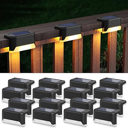 Solar Step Lights Waterproof Led Solar Lights for Outdoor Stairs ( pack of 4 )
