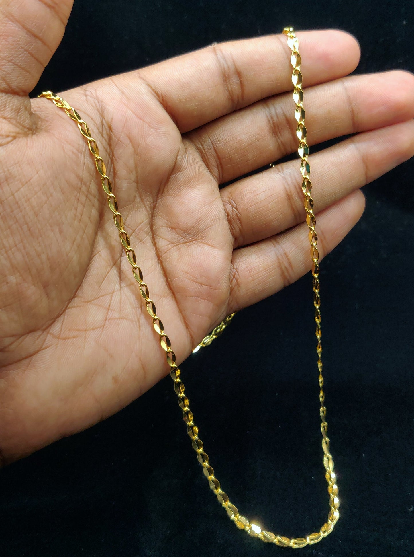 Gold Plated Necklace Chain ec3ca002