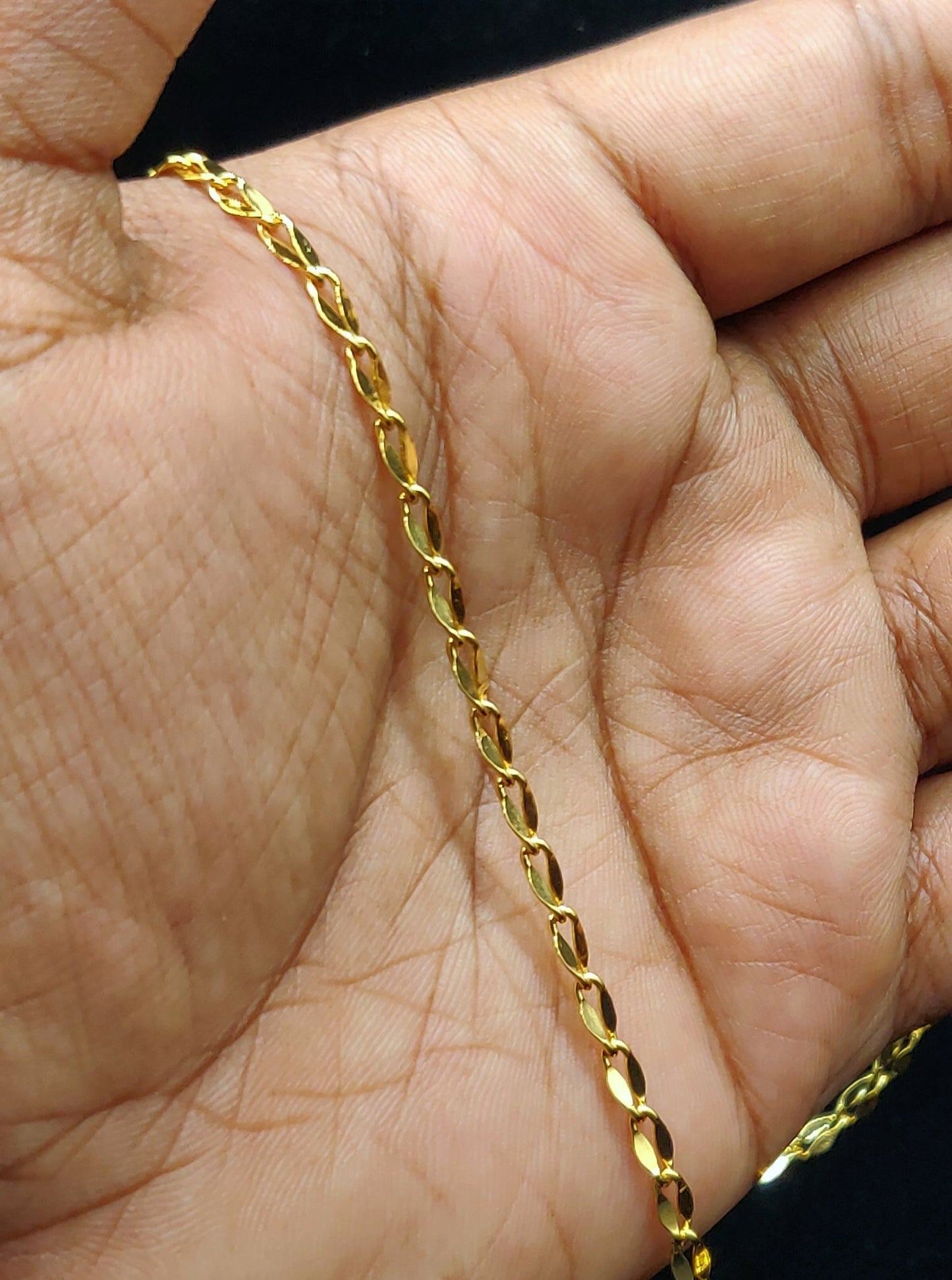 Gold Plated Necklace Chain ec3ca002
