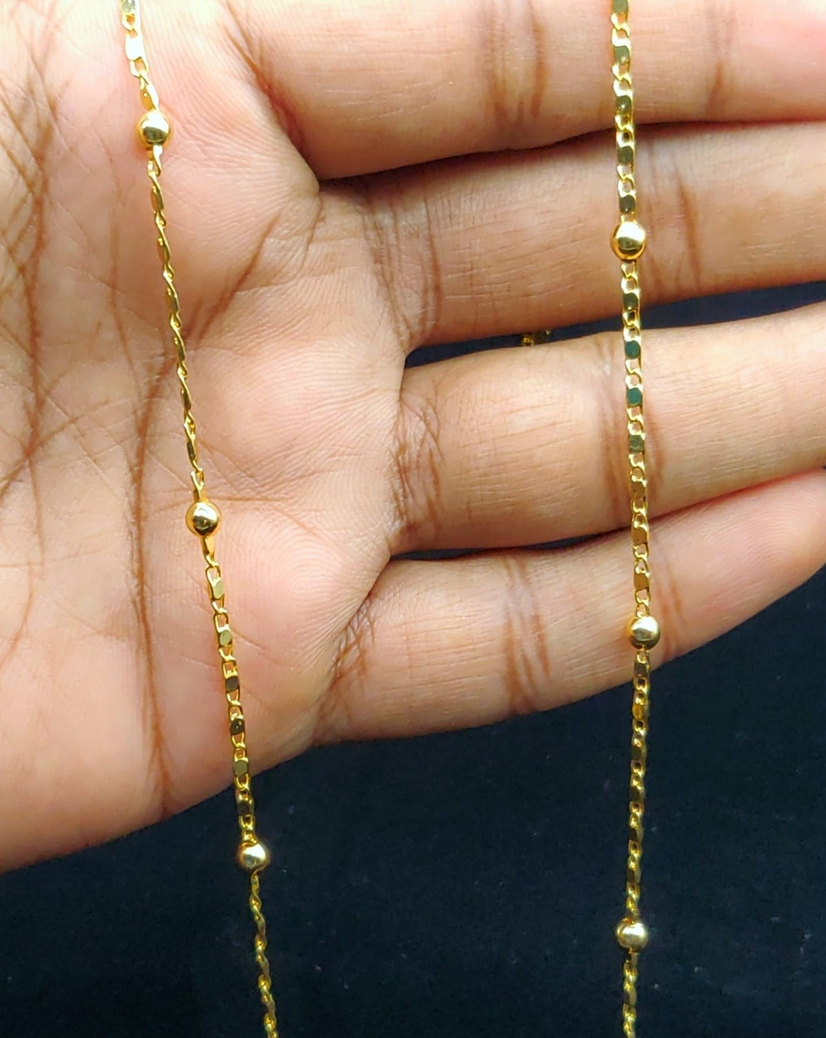 Gold Plated Necklace Chain ec3ca004