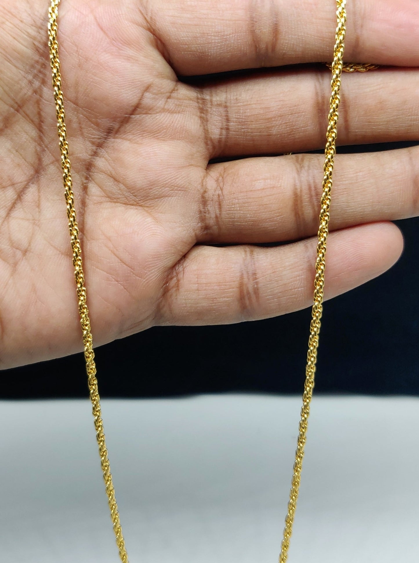 Gold Plated Necklace Chain ec3ca010