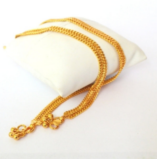 Itscustommade Gold plated anklet