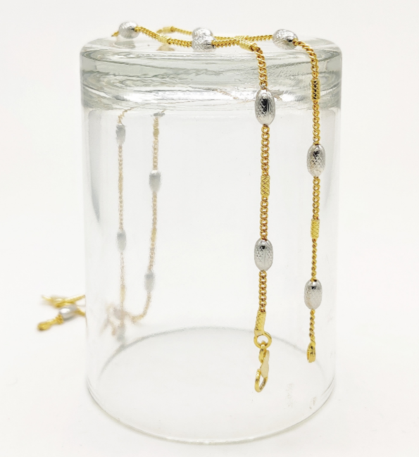 Itscustommade Gold plated anklet