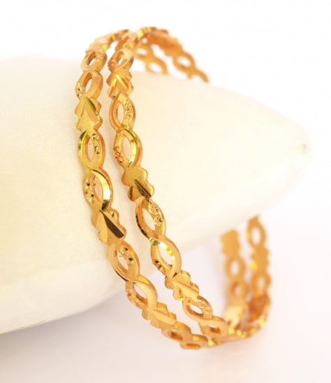 Simple machine cut bangle - Bangle by Shrayathi