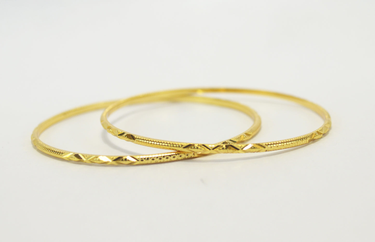 Finely gold plated bangle - Bangle by Shrayathi