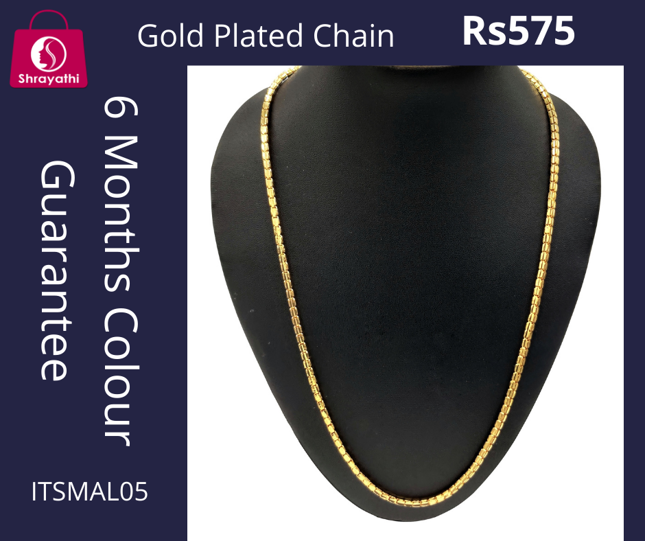 Gold Plated Necklace Chain ITSMAL05