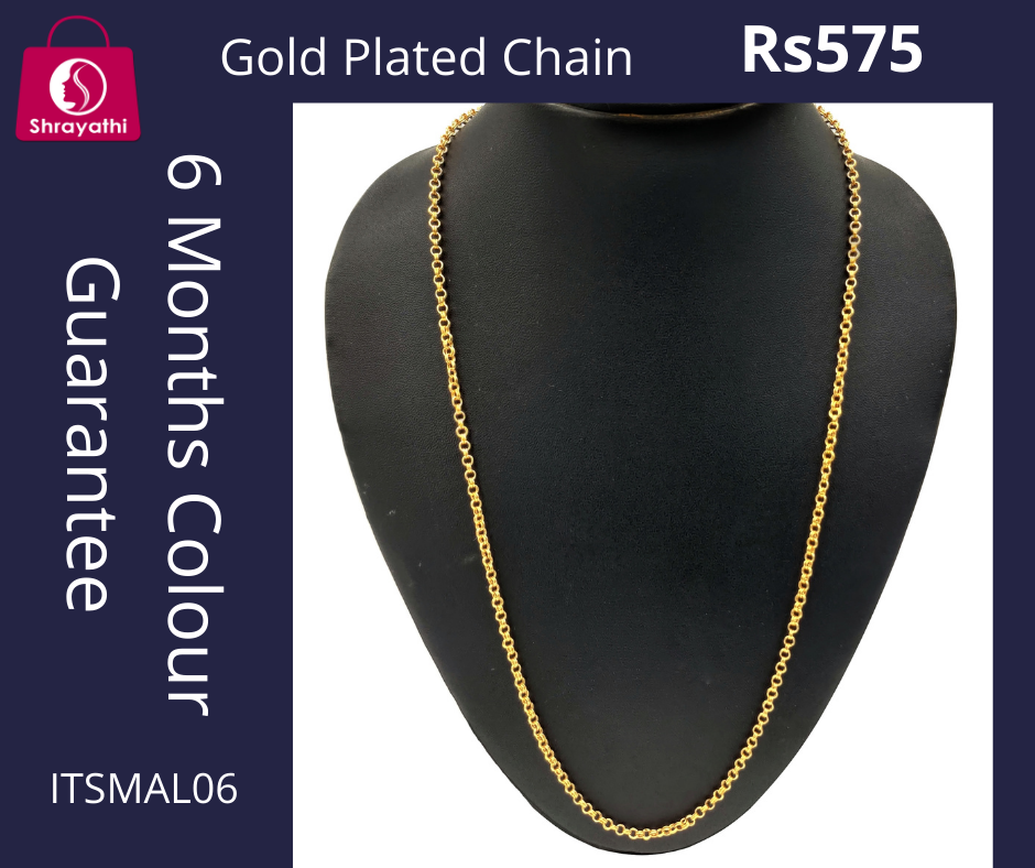 Gold Plated Necklace Chain