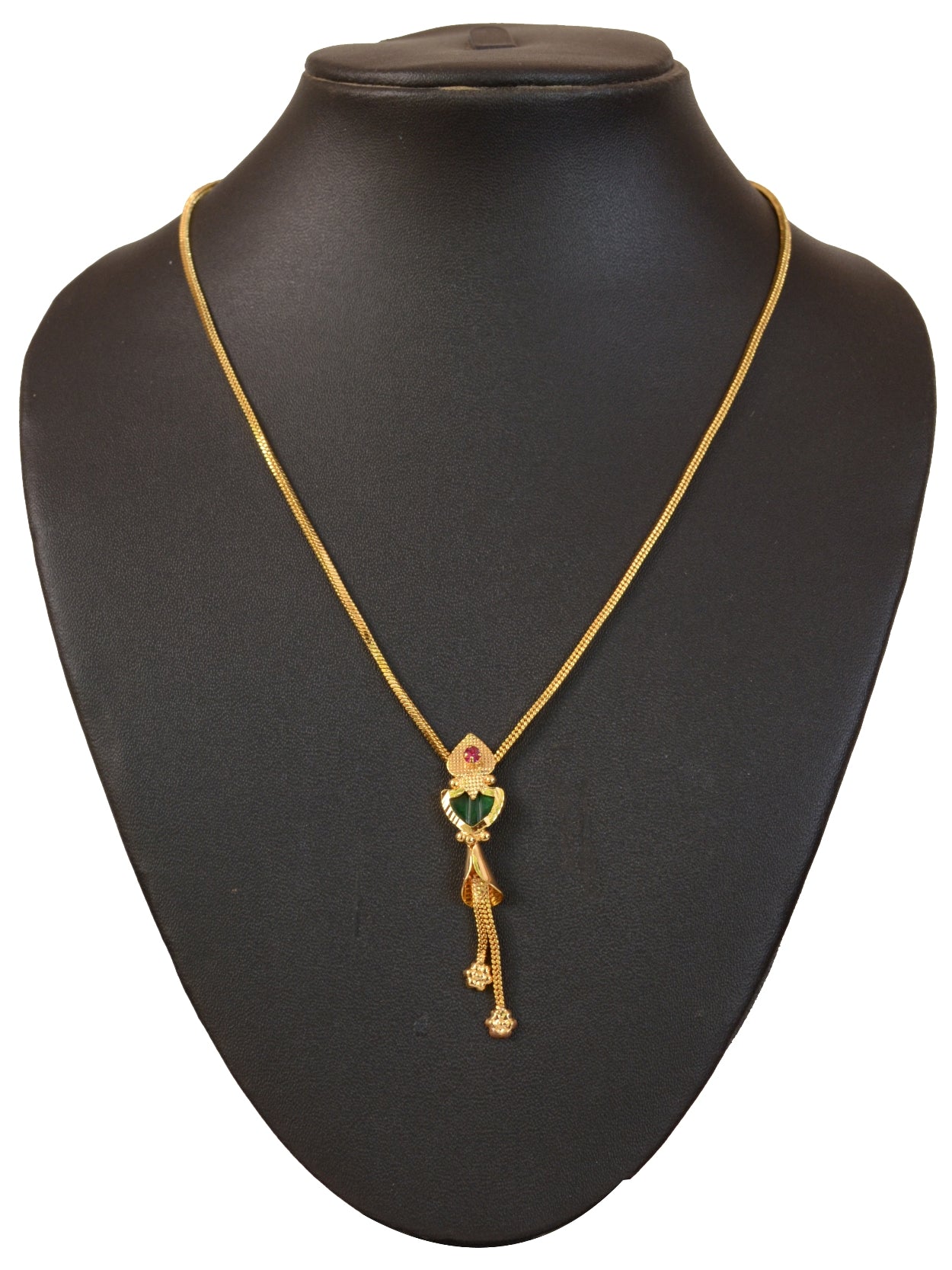 Trendy Palakka Necklace - by Shrayathi