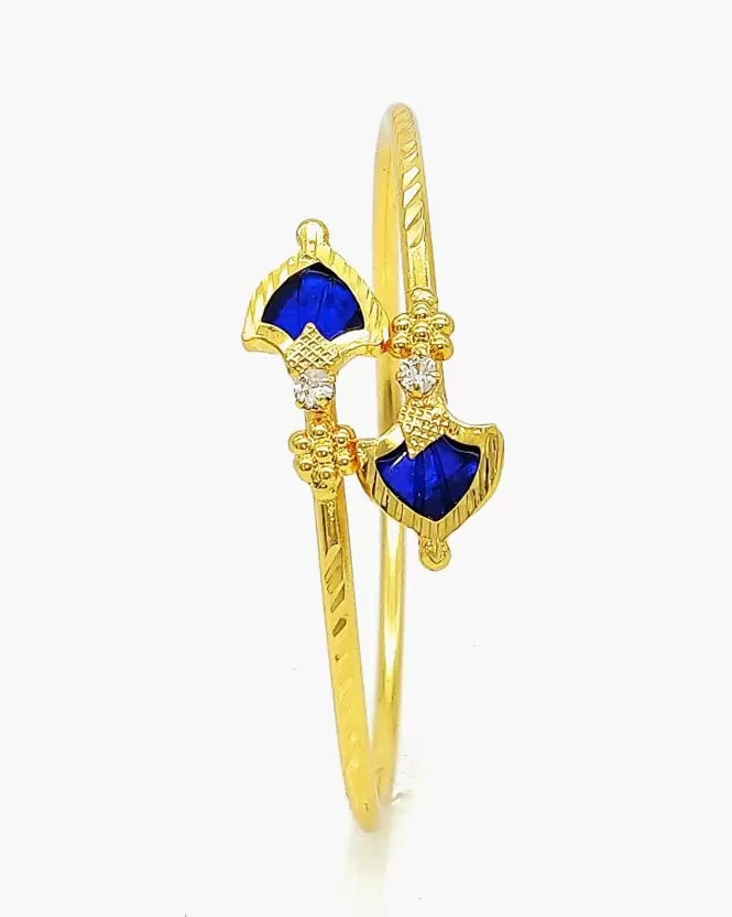 Adjustable Blue Palakka Bangle