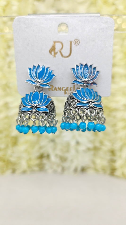 Lotus Design Jhumka