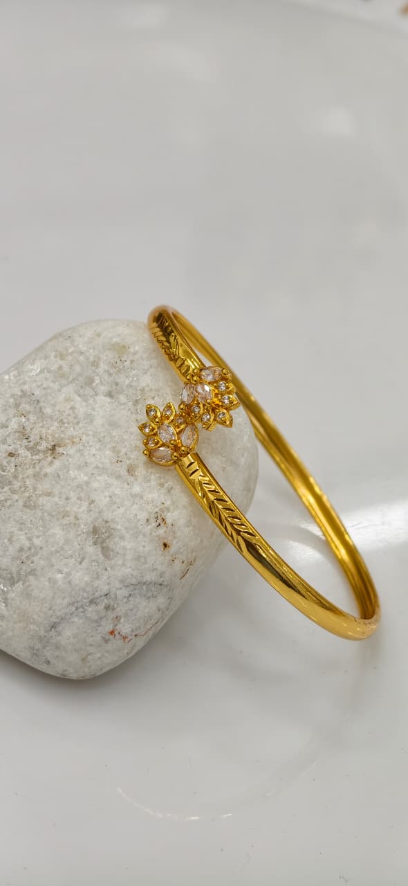 Gold Plated Adjustable Bangle