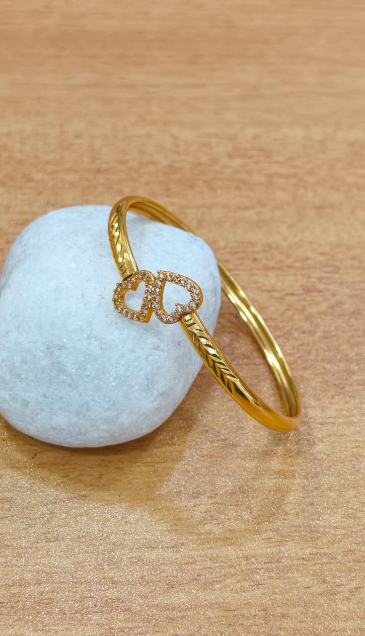 Gold Plated Adjustable Bangle