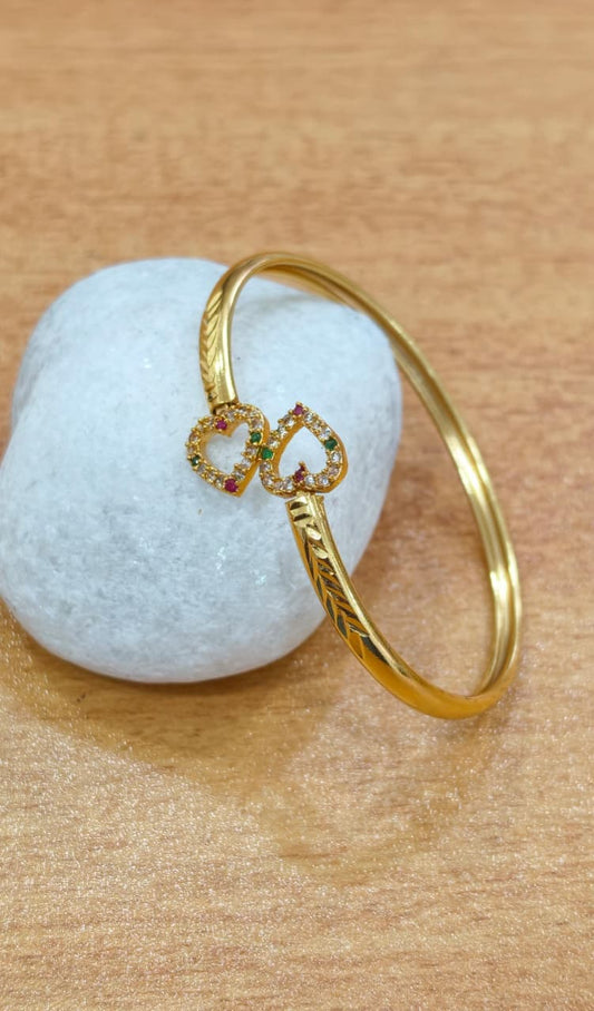 Gold Plated Adjustable Bangle