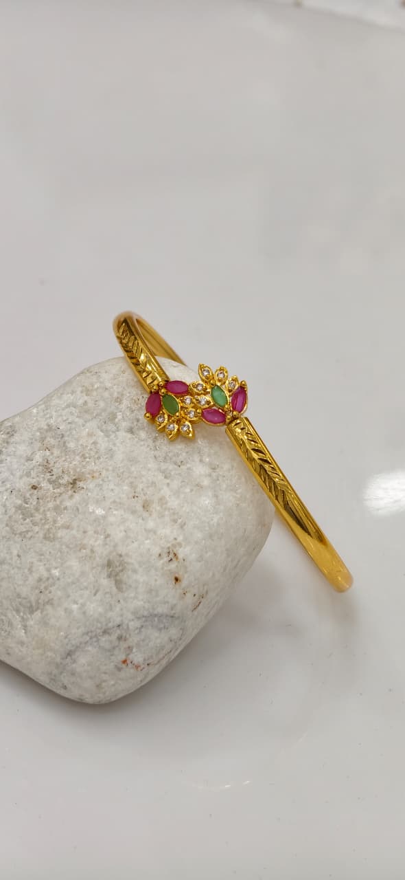 Gold Plated Adjustable Bangle
