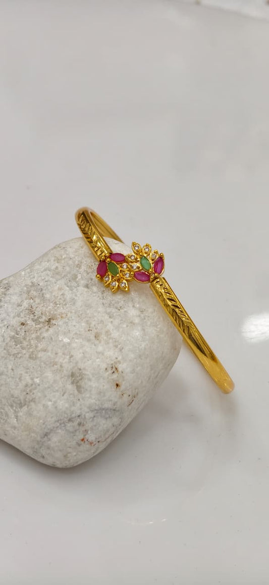 Gold Plated Adjustable Bangle