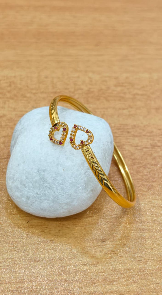 Gold Plated Adjustable Bangle