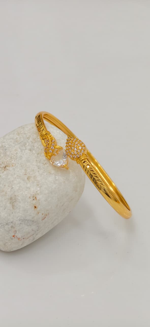 Gold Plated Adjustable Bangle