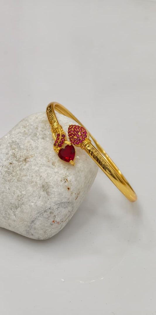 Gold Plated Adjustable Bangle