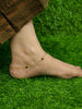 Gold plated anklet With karimani Beads