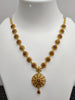 Gold Plated Necklace With Earring