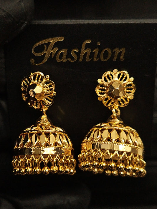 Gold plated jhumka itscg151