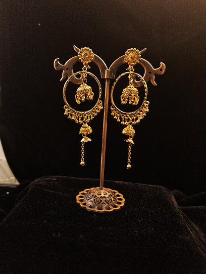 Gold plated Bali earrings
