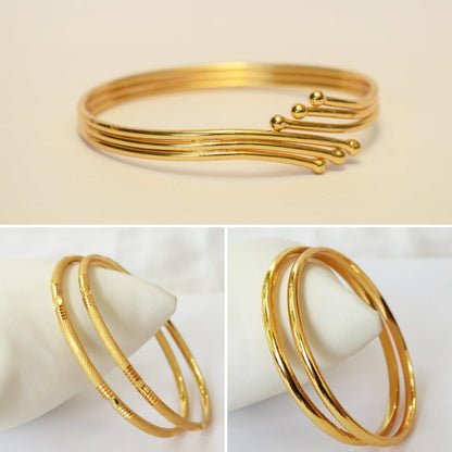 Gold Plated Bangles Combo999