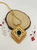 Gold Plated Chain With Palakka Pendant