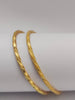 Anti Tarnish Matt Finish Gold Plated Bangles itscg53
