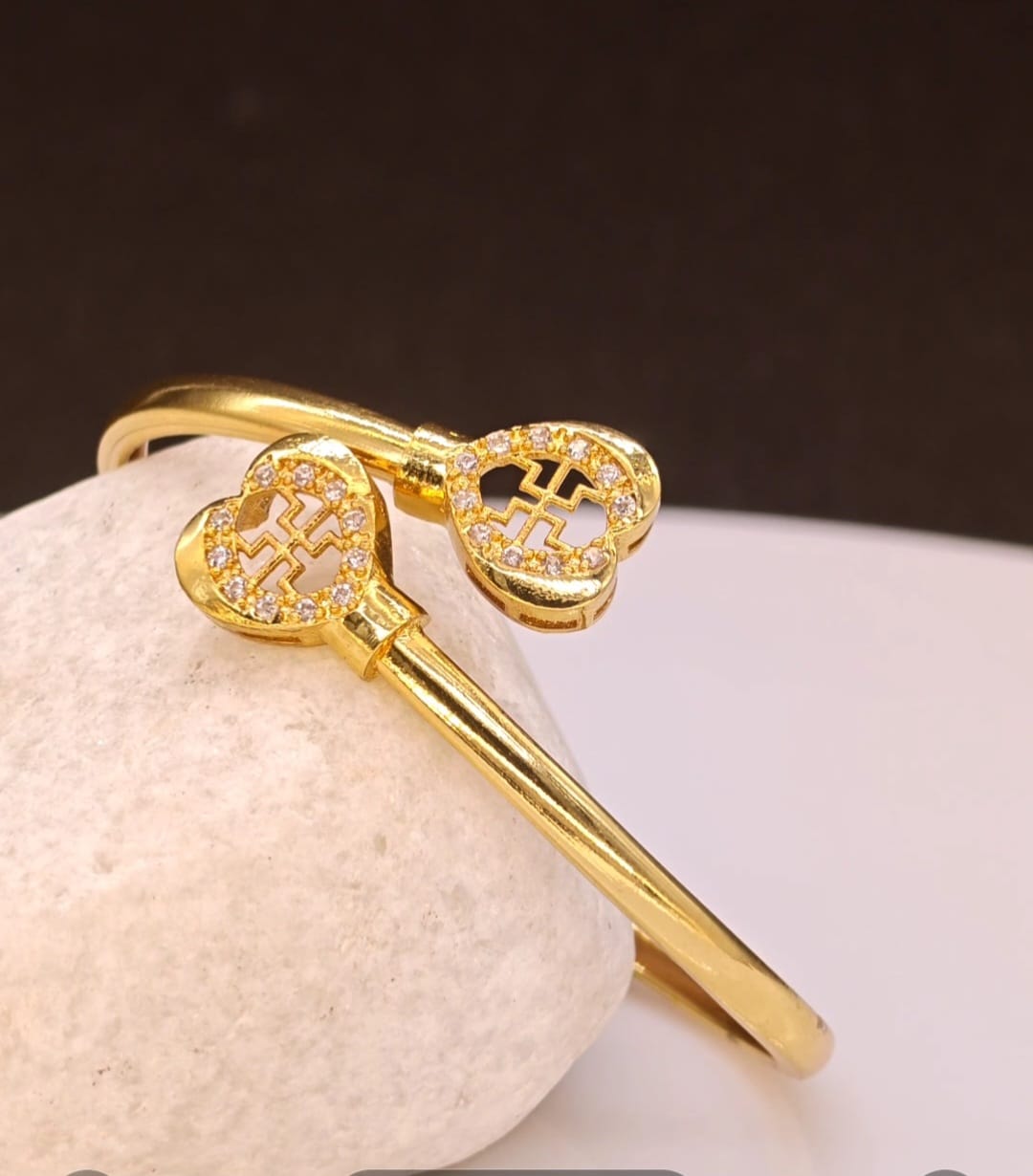 Gold Plated  Adjustable Bangle