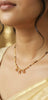 Gold plated trendy necklace set
