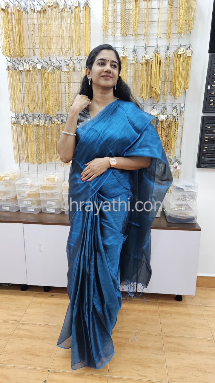 Semi Tissue Saree With Blouse Piece