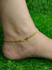 Gold plated Anklet