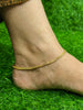 Gold plated 3 Layer Anklet