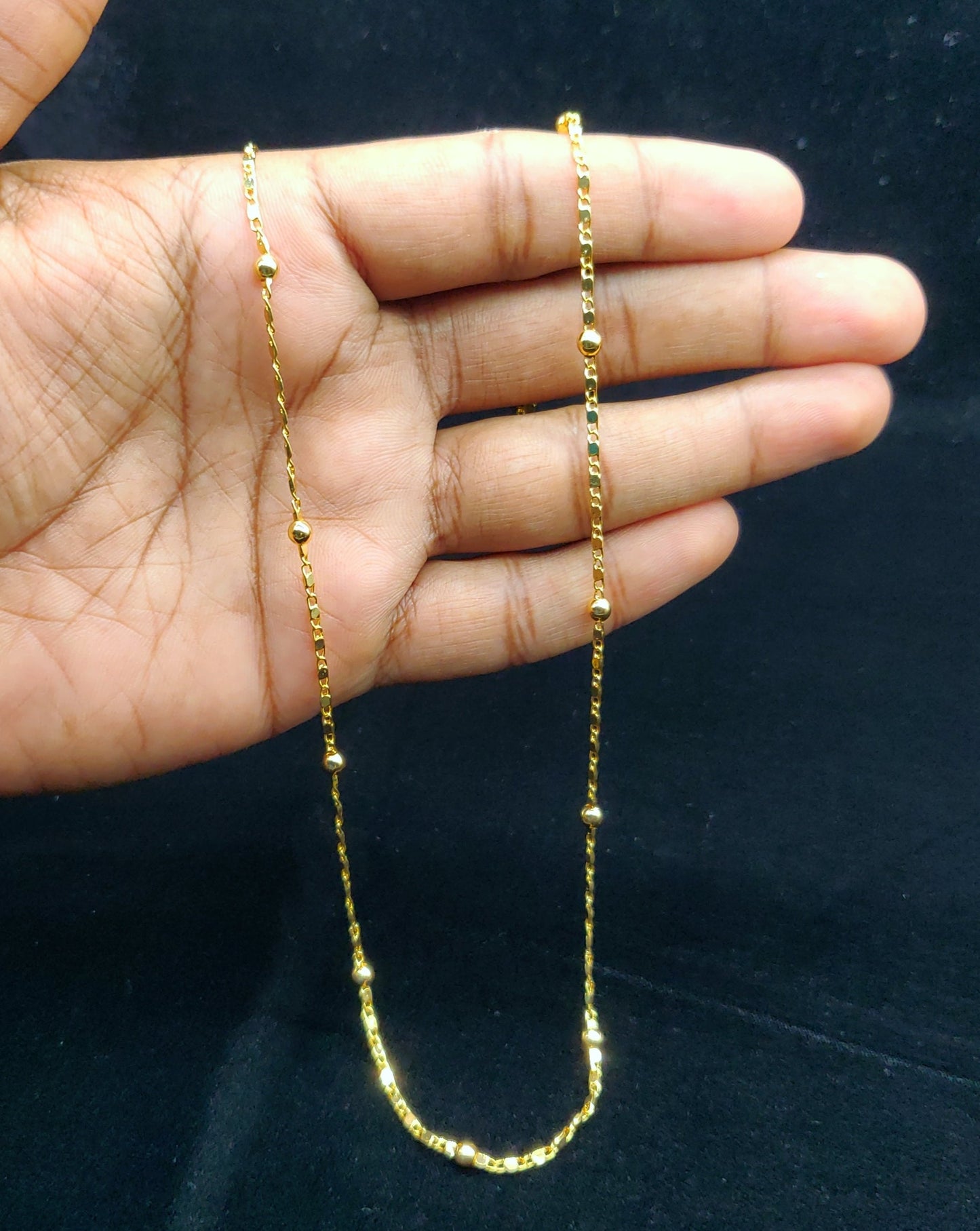 Gold Plated Necklace Chain ec3ca004