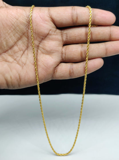 Gold Plated Necklace Chain ec3ca010