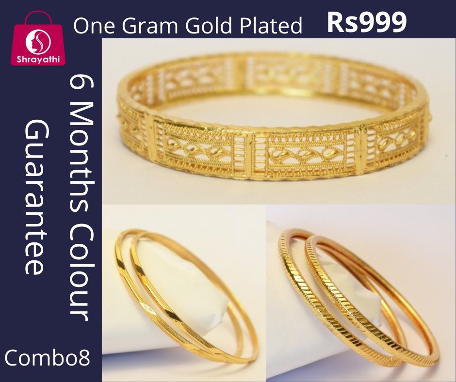 One Gram Gold Plated Combo Jewellery - Combo8