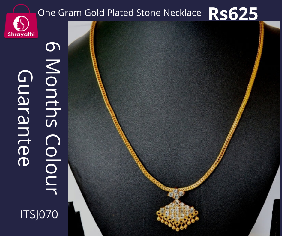 Traditional white stone deals necklace