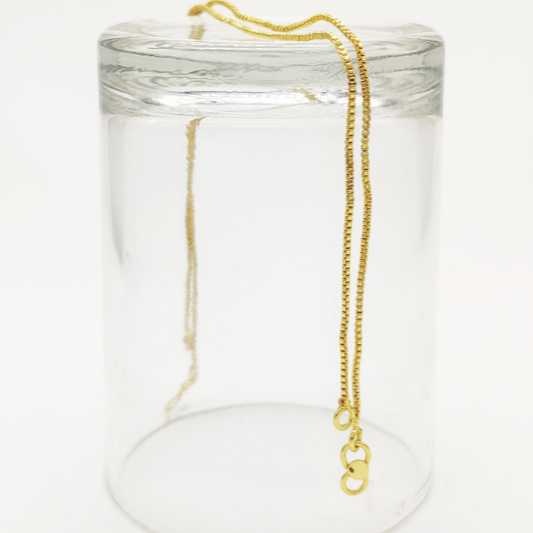 Itscustommade Gold plated anklet