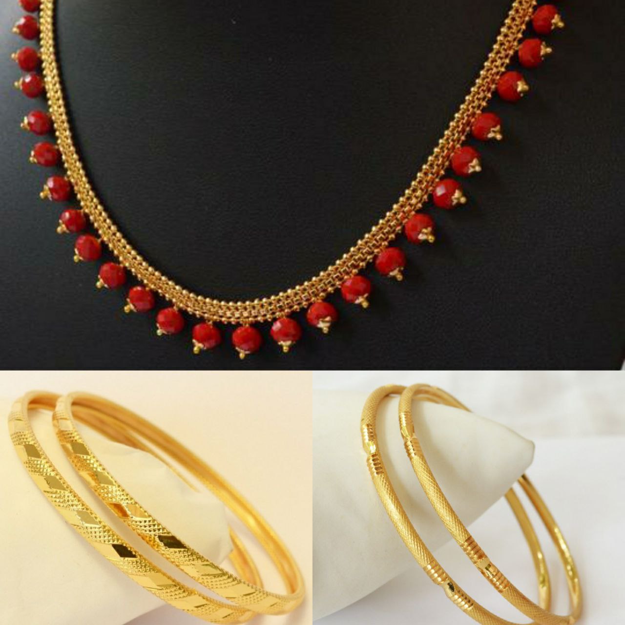 One Gram Gold Plated Combo Jewellery - Combo17