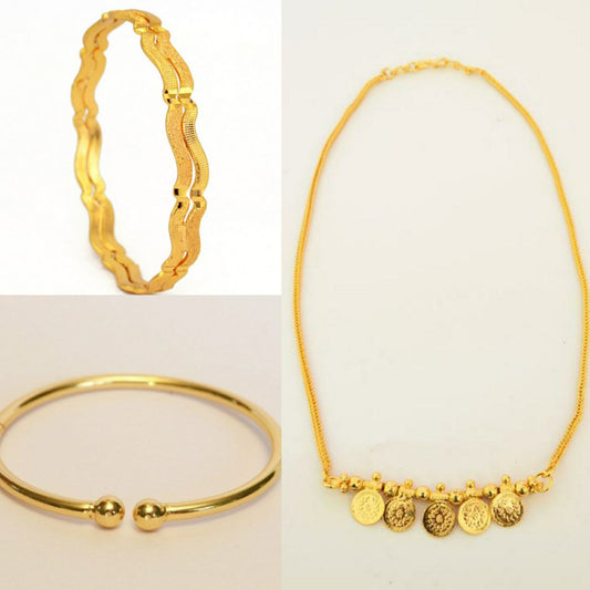 One Gram Gold Plated Combo Jewellery - Combo21