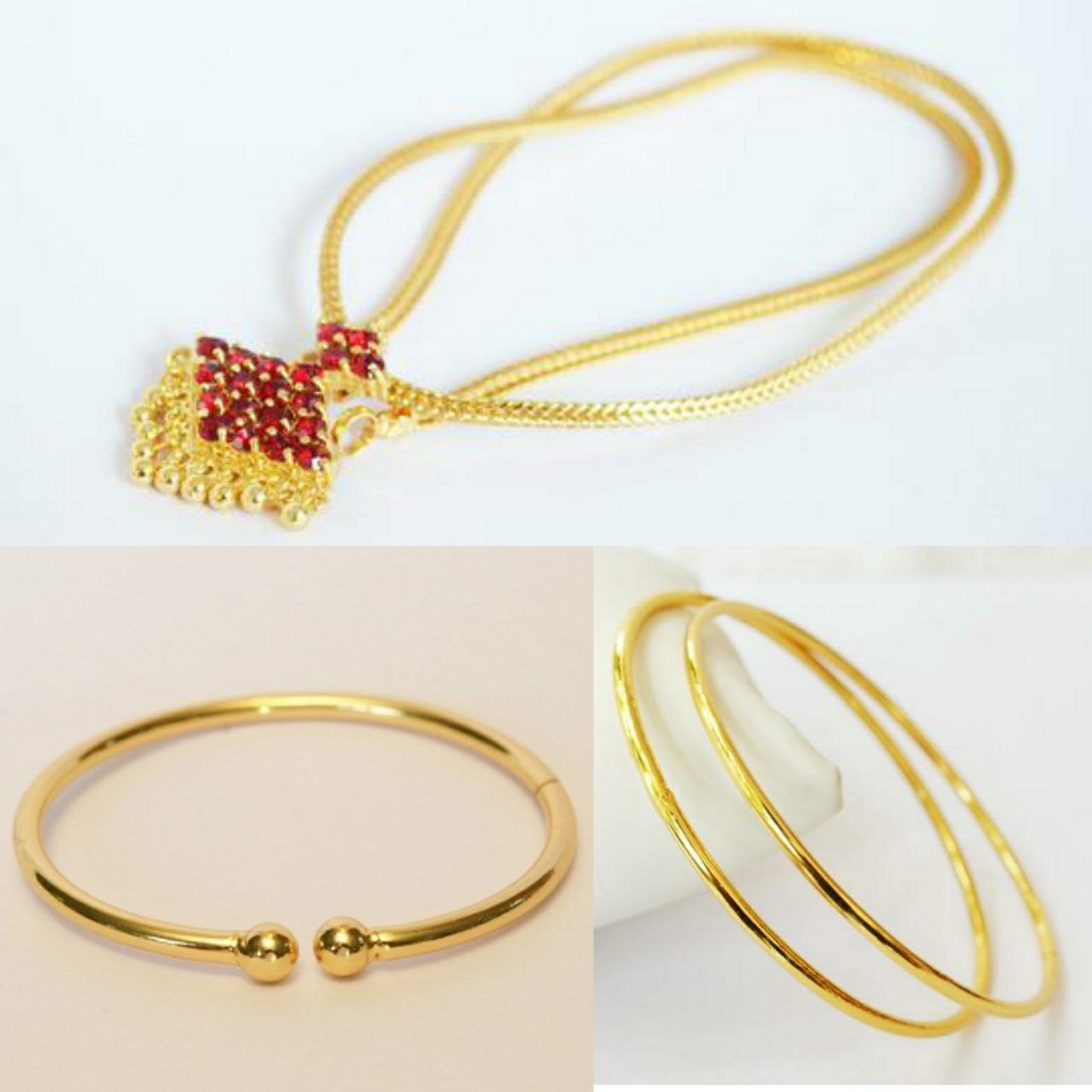 One Gram Gold Plated Combo Jewellery - Combo23